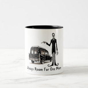 Raum für noch eins zweifarbige tasse