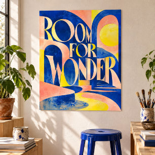 Raum für Wunder Kunstprint Poster