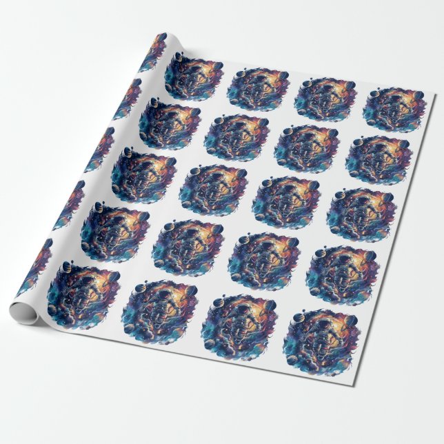 Raum Geschenkpapier (Ungerollt)