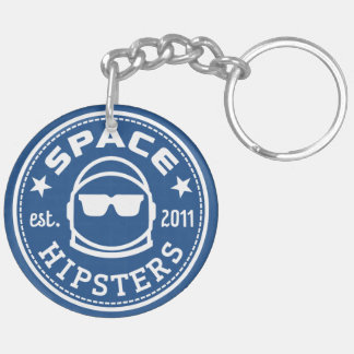 Raum-Hipster 2" Schlüsselanhänger