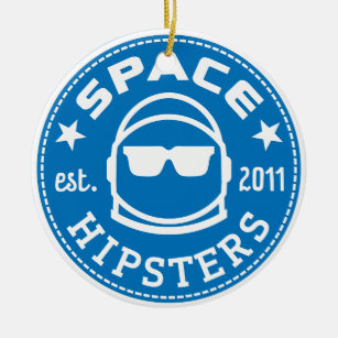 Raum-Hipster-Logo-Porzellan-Verzierung Keramikornament