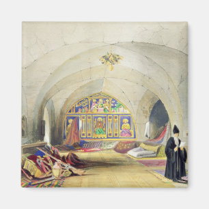 Raum in einem armenischen Kloster, in Jerusalem Magnet