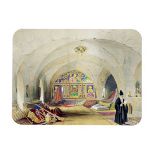Raum in einem armenischen Kloster, in Jerusalem Magnet