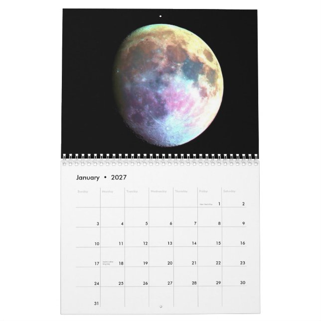 Raum-Kalender 2009 Kalender (Jan 2027)