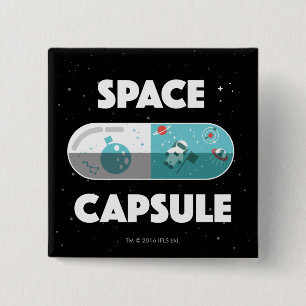 Raum-Kapsel Button