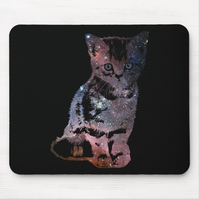 Raum-Kätzchen Mousepad (Vorne)