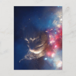 Raum-Katzen-Galaxie Postkarte