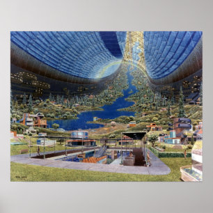 Raum-Kolonien-Plakat #3 Poster