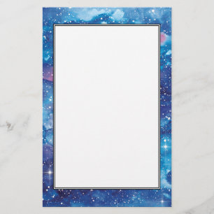 Raum-Kunst-Aquarell-Galaxie Briefpapier