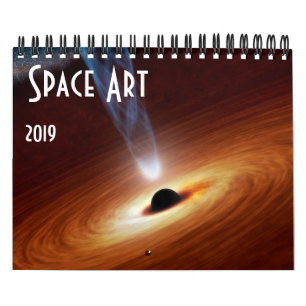 Raum-Kunst-Astronomie-Universum-Kalender 2019 Kalender
