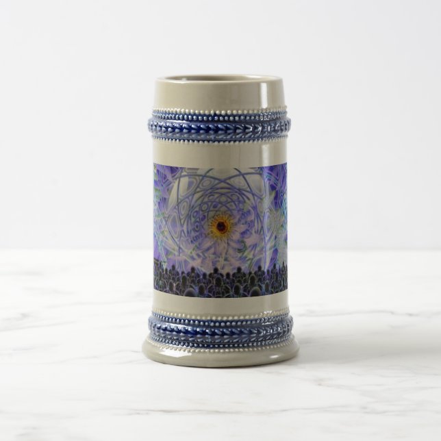 Raum Lotus Stein Bierglas (Mittel)