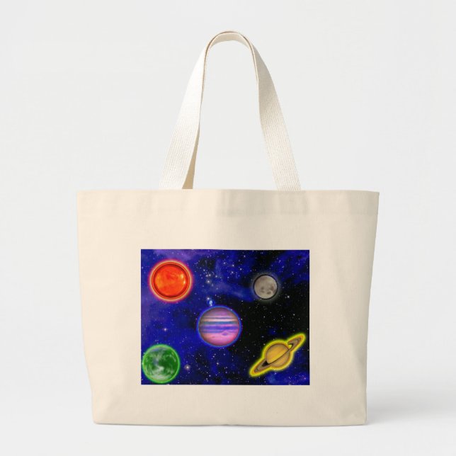 Raum-Malerei-Tasche Jumbo Stoffbeutel (Vorne)