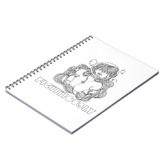 Raum-Meerjungfrau-Notizbuch Notizblock