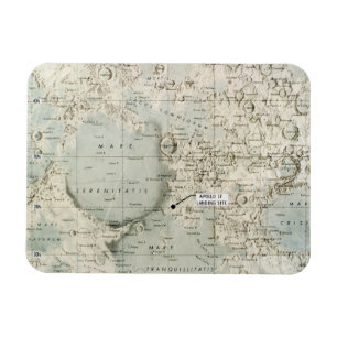 RAUM: MOND MAP, 1972 MAGNET