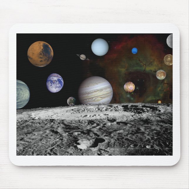 Raum-Montage Mousepad (Vorne)