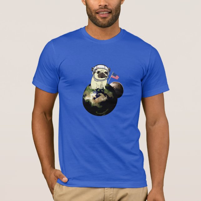 Raum-Mops T-Shirt (Vorderseite)