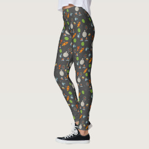 Raum-Muster Leggings