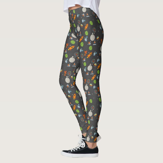 Raum-Muster Leggings (Links)