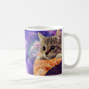 Raum-Pizza-Katzenkaffee-Tasse Kaffeetasse