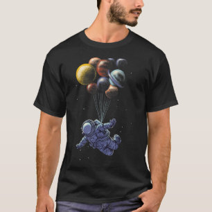 Raum. Reisen Sie realistisch. Raum. Planeten T-Shirt
