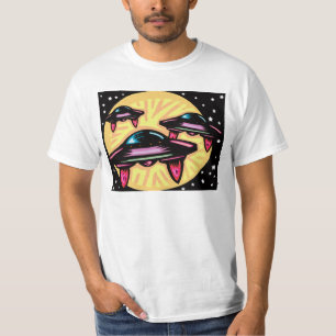 Raum-Schiffs-kreativer Entwurfs-T - Shirt