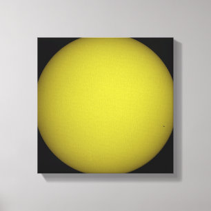 Raum-Shuttle Atlantis wird in der Silhouette Leinwanddruck