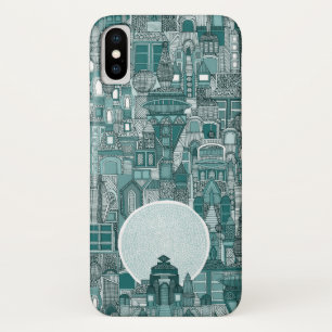 Raum Stadt mono aquamarin Case-Mate iPhone Hülle