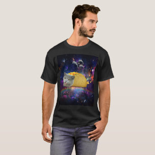 Raum Tacocat Fliegen-Delphin-Tortilla-Chips Rainb T-Shirt