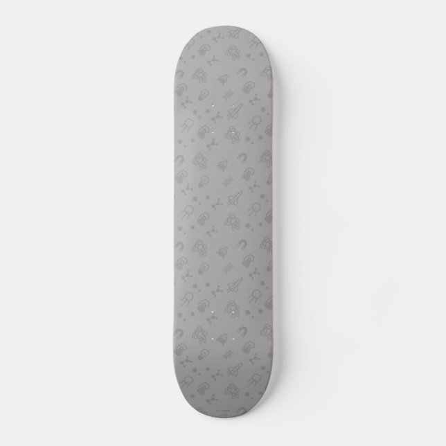 Raum-und Wissenschafts-Gekritzel Skateboard (Vorderseite)