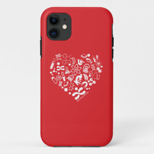 Raum-und Wissenschafts-Herz iPhone 11 Hülle