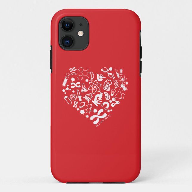 Raum-und Wissenschafts-Herz Case-Mate iPhone Hülle (Rückseite)