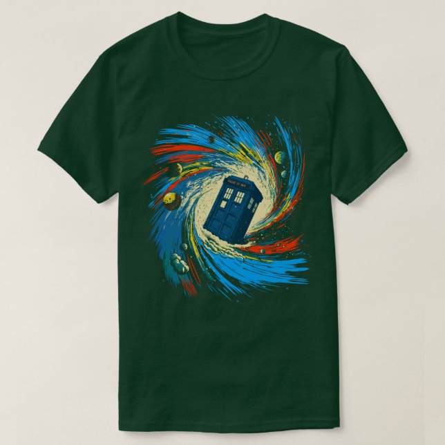 Raum- und Zeitvortex T-Shirt (Design vorne)