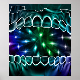 Raum vom Open Mouth Dentist Orthodontist Poster