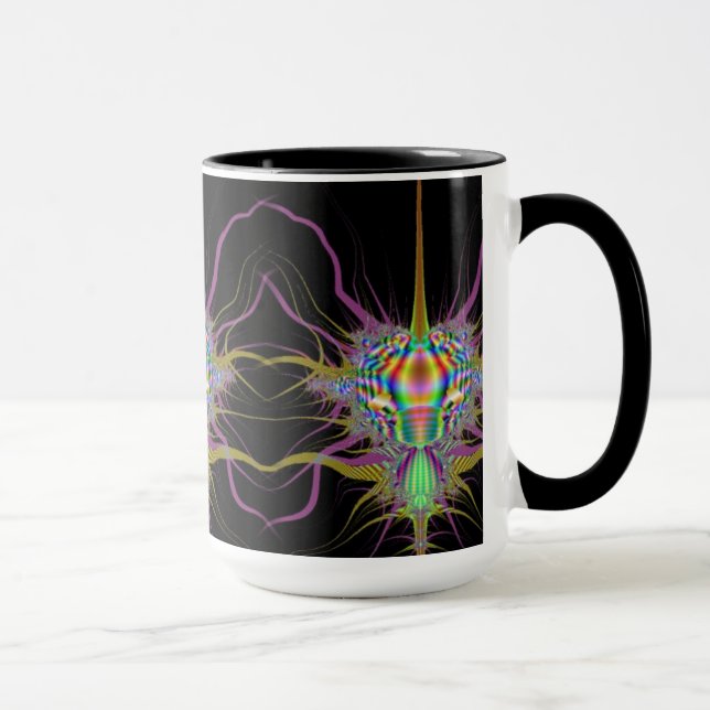 Raum-Wanzen-Fraktal-Tasse II Tasse (Rechts)