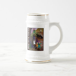 Raum Wikinger "verloren in Amazonas-Gebiet" Stein Bierglas