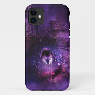 Raum-Wolf iPhone Fall Case-Mate iPhone Hülle