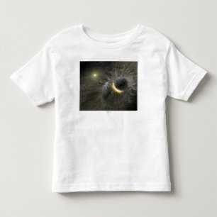 Raum-Zusammenstoß das Konzept des Künstlers bei Kleinkind T-shirt