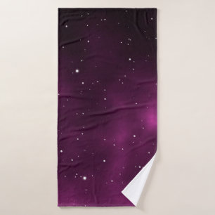 Raumbild-Illustration astronomisches Grafikdesign Badehandtuch