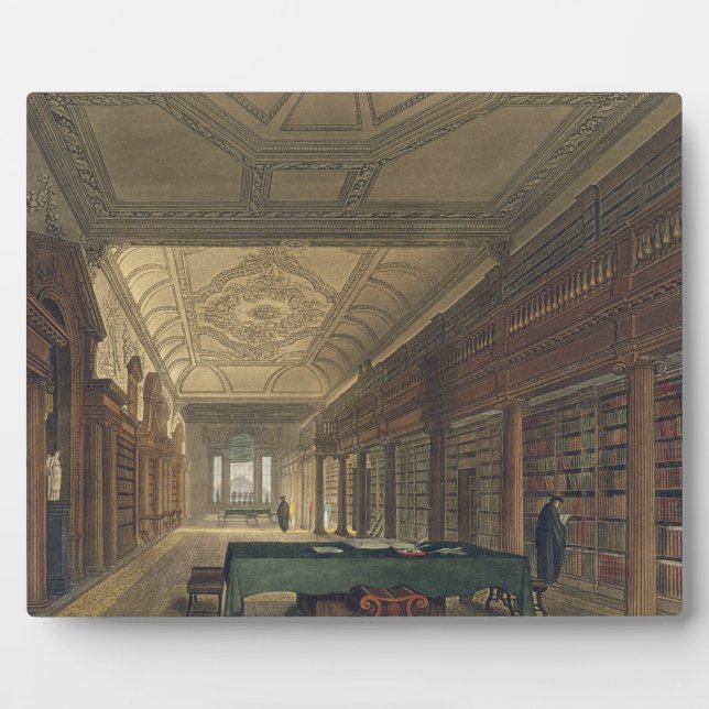 Räume der Bibliothek der Christlichen Kirche, Illu Fotoplatte (Vorderseite)