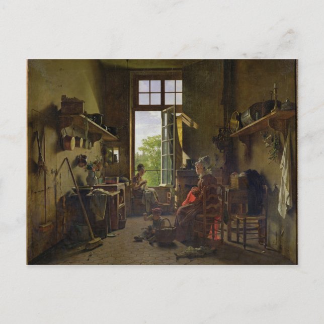 Räume der Küche, 1815 Postkarte (Vorderseite)