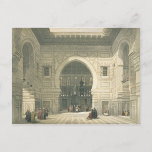 Räume der Moschee von Sultan Hasan, Kairo, für Postkarte