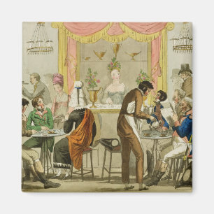 Räume eines Kaffeehauses, Pub. für William Pearm Magnet