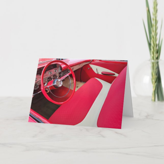 Räume für Rot und Weiß Karte (Vorderseite)