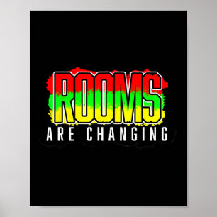 Räume verändern sich (Black History Month Sammlung Poster
