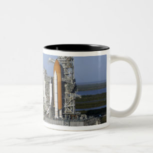 Raumfähre Atlantis 3 Zweifarbige Tasse