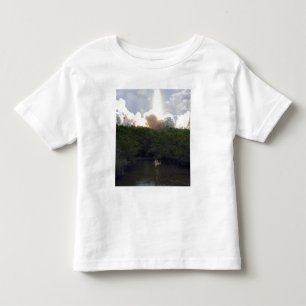 Raumfähre Atlantis hebt 14 weg Kleinkind T-shirt