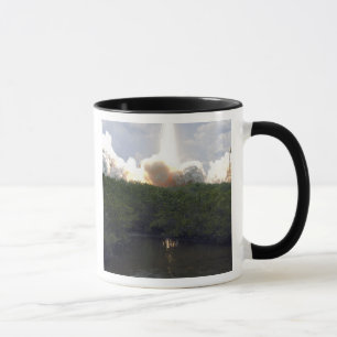Raumfähre Atlantis hebt 14 weg Tasse