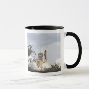 Raumfähre Atlantis hebt 3 weg Tasse
