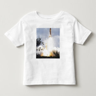 Raumfähre Atlantis hebt 4 weg Kleinkind T-shirt