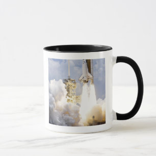 Raumfähre Atlantis hebt weg Tasse